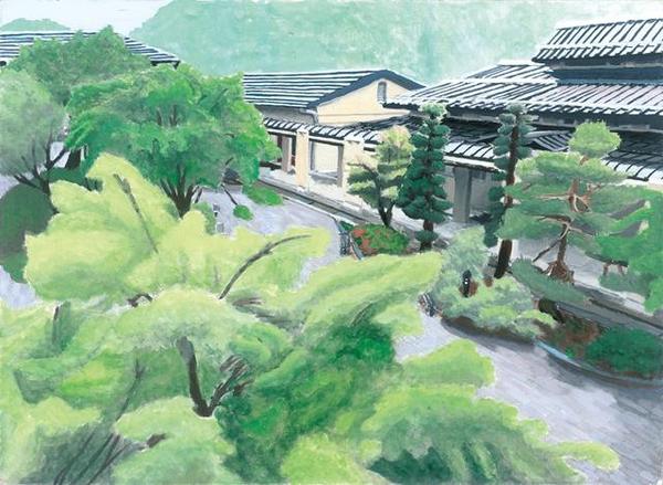 奥行き感のある風景