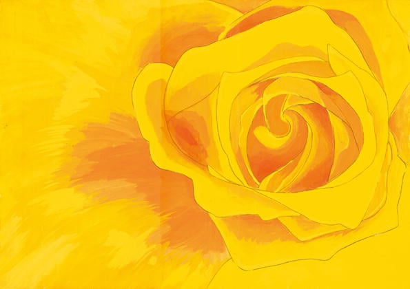 幸せの黄色い薔薇